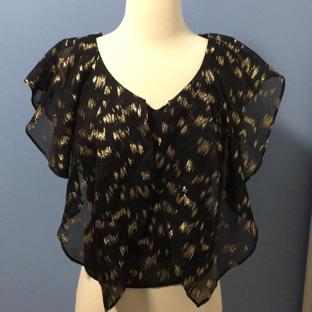 BCBG three lairs blouse